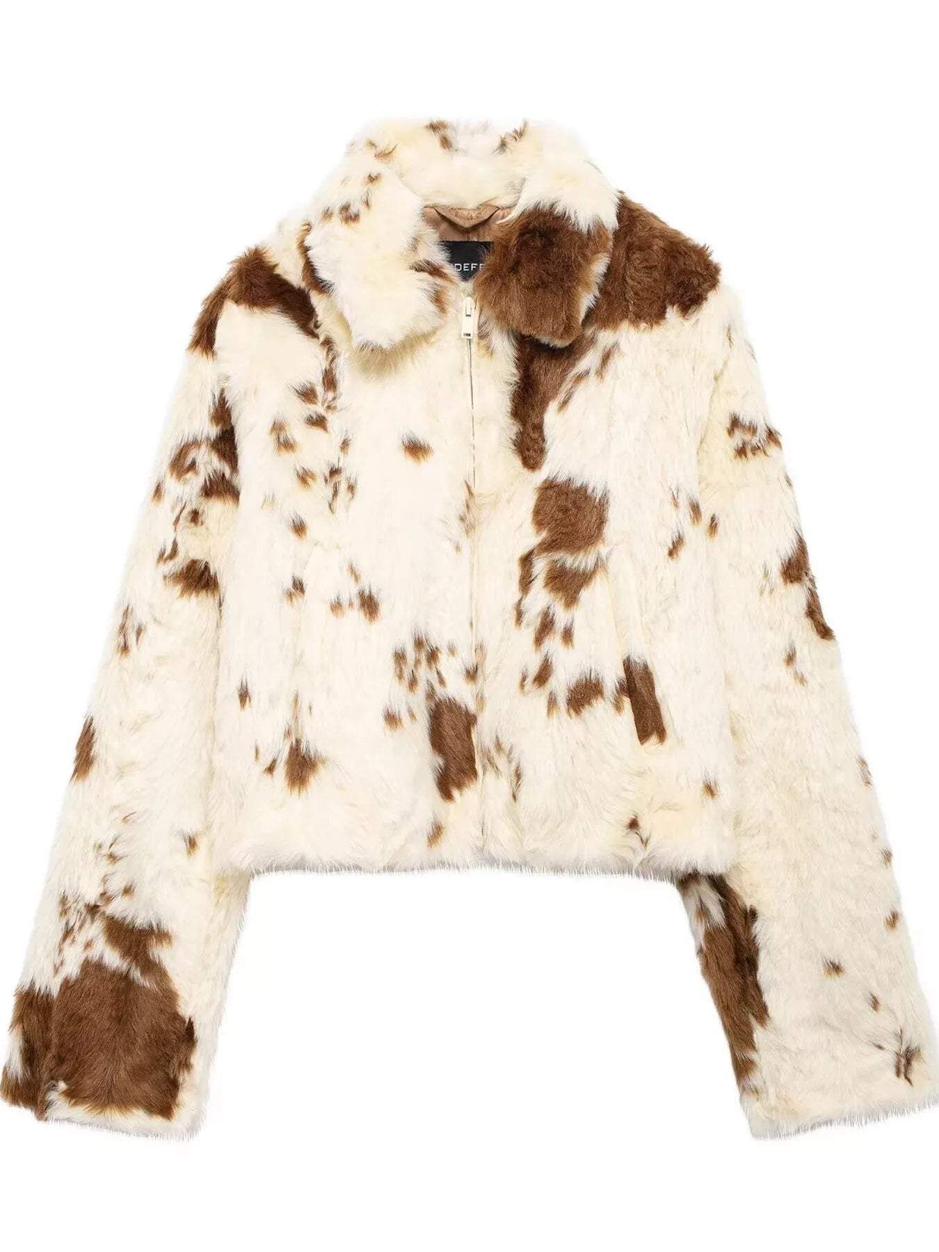 Faux Fur Zip Up Cropped Outerwear - Knack'd Up