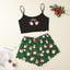 Festive Christmas Pajama Set – Holiday Camisole & Shorts Loungewear for Women - Knack'd Up