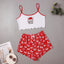 Festive Christmas Pajama Set – Holiday Camisole & Shorts Loungewear for Women - Knack'd Up