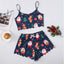 Festive Christmas Pajama Set – Holiday Camisole & Shorts Loungewear for Women - Knack'd Up