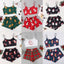 Festive Christmas Pajama Set – Holiday Camisole & Shorts Loungewear for Women - Knack'd Up