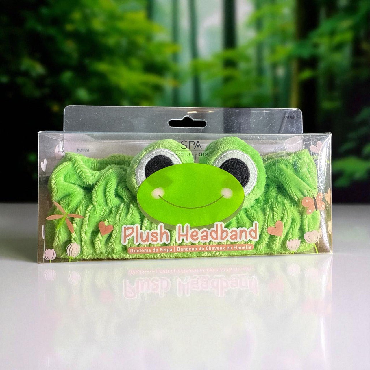 Frog Plush Spa Headband – Cute Skincare & Makeup Hair Wrap for Women & Teens | Adorable Self - Care Accessory - Knack'd Up