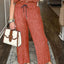 Full Size Striped Button - Up Shirt and Wide Leg Pants Casual Set Plus Size - Knack'd Up