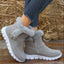 Fuzzy Trim Buckle Boots - Knack'd Up