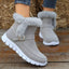 Fuzzy Trim Buckle Boots - Knack'd Up