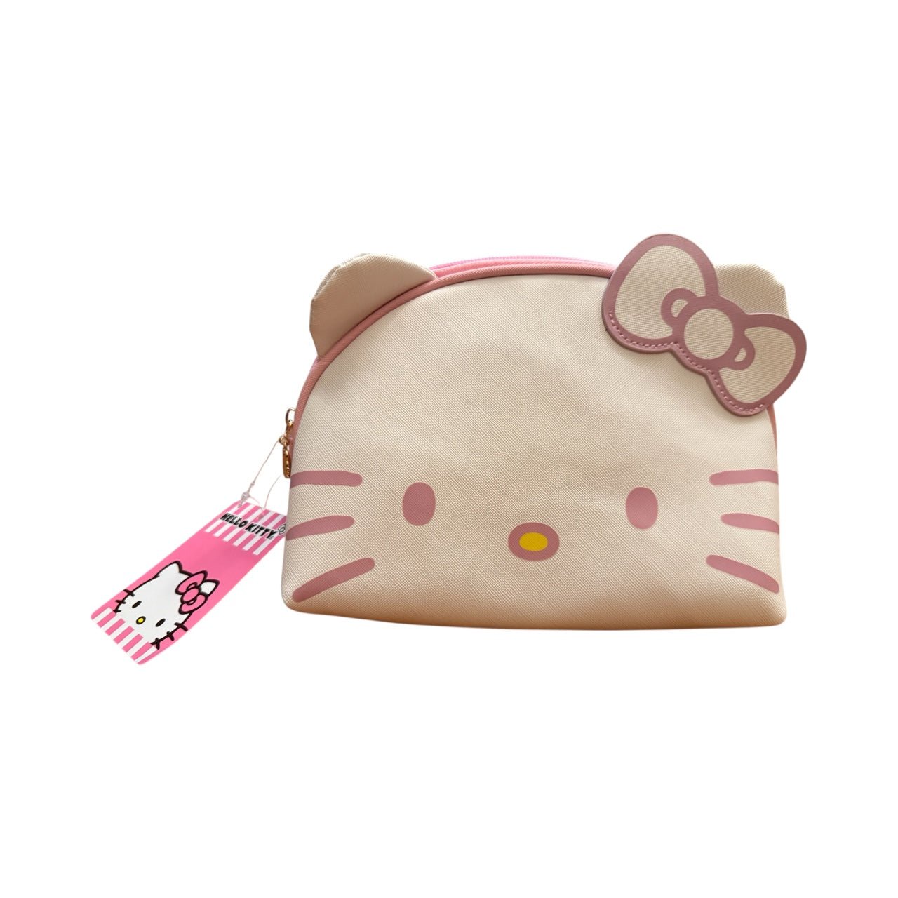 Hello Kitty Cosmetic Bag – Cute Travel Makeup Pouch with Bow Design | Portable Organizer for Girls & Women - Knack'd Up