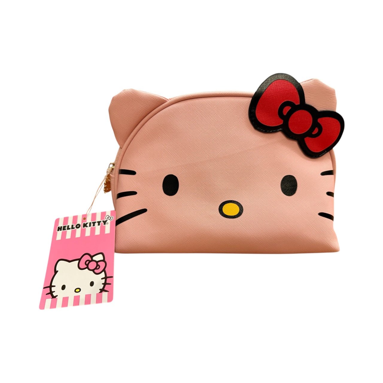 Hello Kitty Cosmetic Bag – Cute Travel Makeup Pouch with Bow Design | Portable Organizer for Girls & Women - Knack'd Up