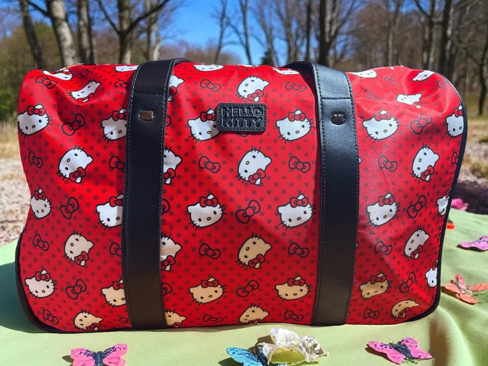 Hello Kitty Travel Duffel Bag – Cute Overnight Bag for Girls, Teens & Hello Kitty Fans - Knack'd Up