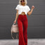 High - Waisted Corduroy Flare Pants – Retro ‘70s Style Comeback - Knack'd Up