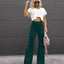 High - Waisted Corduroy Flare Pants – Retro ‘70s Style Comeback - Knack'd Up