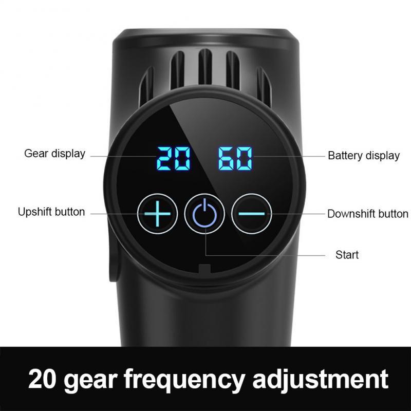 Home Fitness Electric Massage Gun – Deep Tissue Muscle Relaxer for Pain Relief & Recovery - Knack'd Up