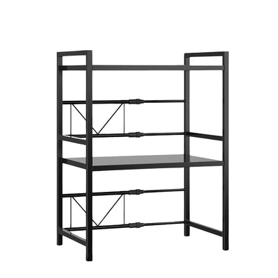 Kitchee Microwave Double Shelf - Expanding Storage Rack Kitchen Organiser Stand - Knack'd Up