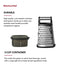 KitchenAid Gourmet 4 - Sided Box Grater – Stainless Steel Cheese, Vegetable & Zester Grater with Ergonomic Handle - Knack'd Up