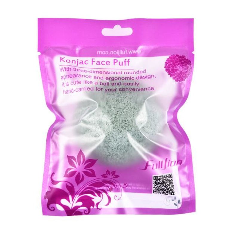 Konjac Face Sponge – Natural Biodegradable Facial Cleansing & Exfoliating Puff (Sensitive - Skin Safe) - Knack'd Up