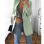 Lapel Slim Cardigan Temperament Blazer – Chic Business Casual Outerwear - Knack'd Up