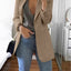 Lapel Slim Cardigan Temperament Blazer – Chic Business Casual Outerwear - Knack'd Up