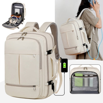 Large Capacity Travel & Business Backpack with Multiple Pockets - Knack'd Up