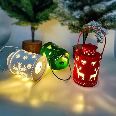 LED Christmas Candle Lanterns – Nordic Style Decorative Lights for Home, Tabletop & Holiday Displays - Knack'd Up