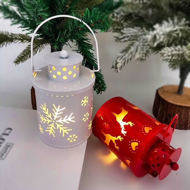 LED Christmas Candle Lanterns – Nordic Style Decorative Lights for Home, Tabletop & Holiday Displays - Knack'd Up