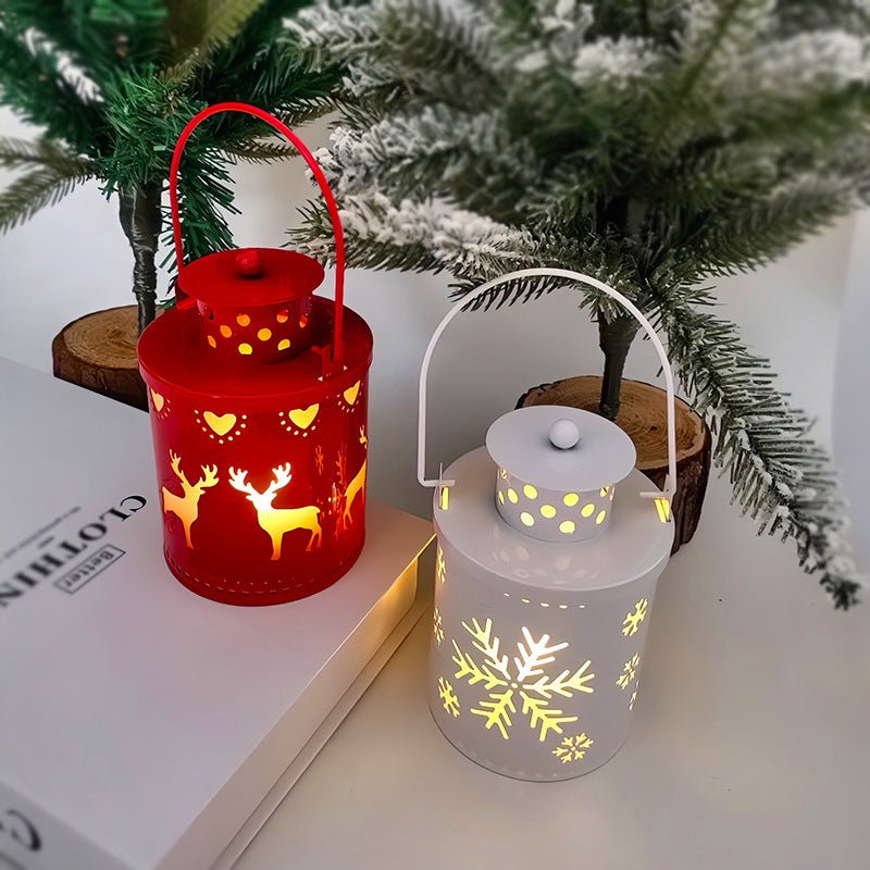 LED Christmas Candle Lanterns – Nordic Style Decorative Lights for Home, Tabletop & Holiday Displays - Knack'd Up