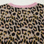 Leopard Print Contrast Edge Long Sleeve Pullover Shorts Set - Knack'd Up