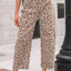 Leopard Print High - Waisted Cropped Jeans - Knack'd Up