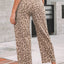 Leopard Print High - Waisted Cropped Jeans - Knack'd Up