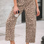 Leopard Print High - Waisted Cropped Jeans - Knack'd Up