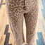 Leopard Print High - Waisted Cropped Jeans - Knack'd Up