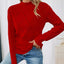 Long Sleeve Diamond Eyelet Knit Top - Knack'd Up