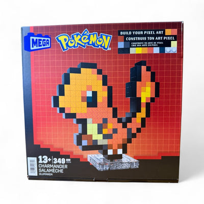 MEGA Pokémon Pixel Art Charmander Build Set – Creative Building Toy for Kids, Adults & Collectors - Knack'd Up