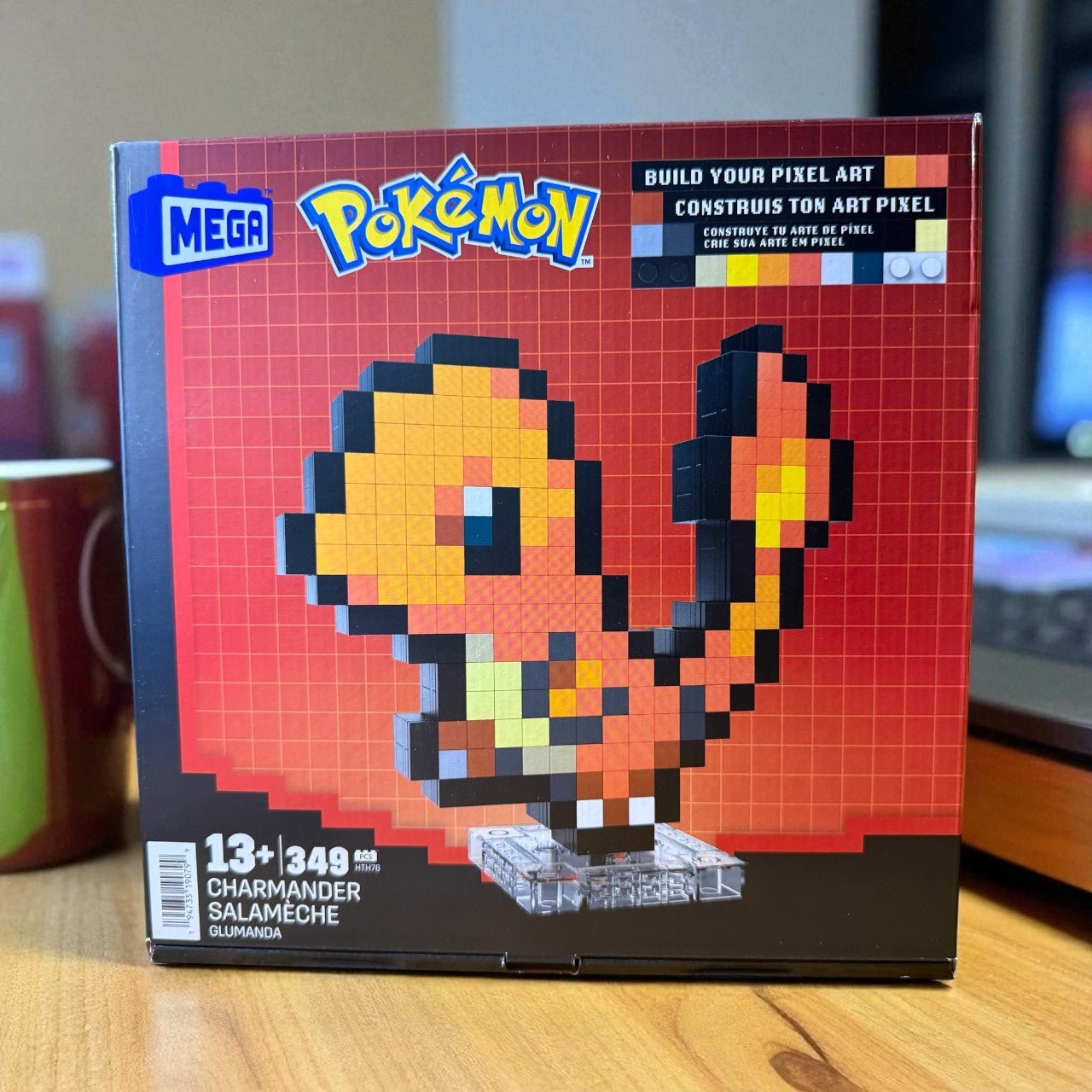 MEGA Pokémon Pixel Art Charmander Build Set – Creative Building Toy for Kids, Adults & Collectors - Knack'd Up