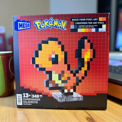 MEGA Pokémon Pixel Art Charmander Build Set – Creative Building Toy for Kids, Adults & Collectors - Knack'd Up