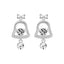 Moissanite 925 Sterling Silver Bell Earrings - Knack'd Up