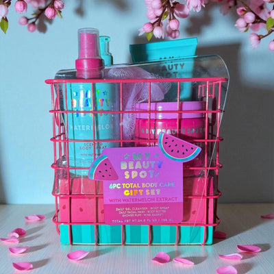 My Beauty Spot 6 - Piece Watermelon Body Care Gift Set – Hydrating Skincare Bundle for Women & Teens - Knack'd Up