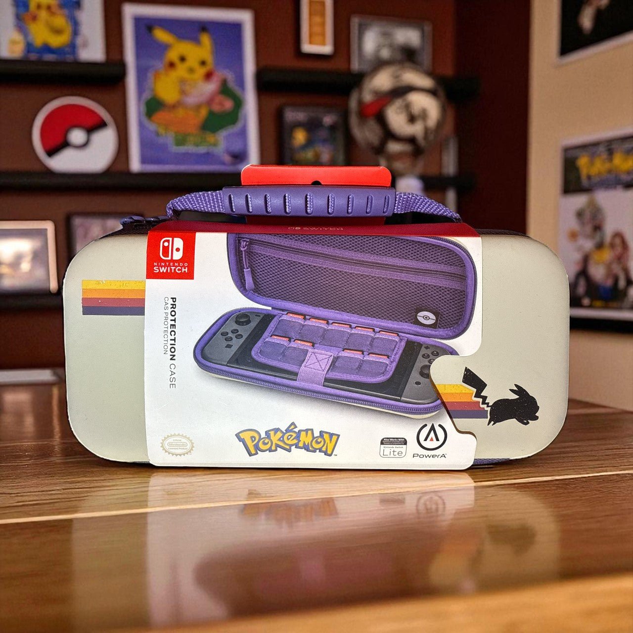 Nintendo Switch Pokémon Case – Shockproof Travel Carrying Pouch for Console & Accessories - Knack'd Up