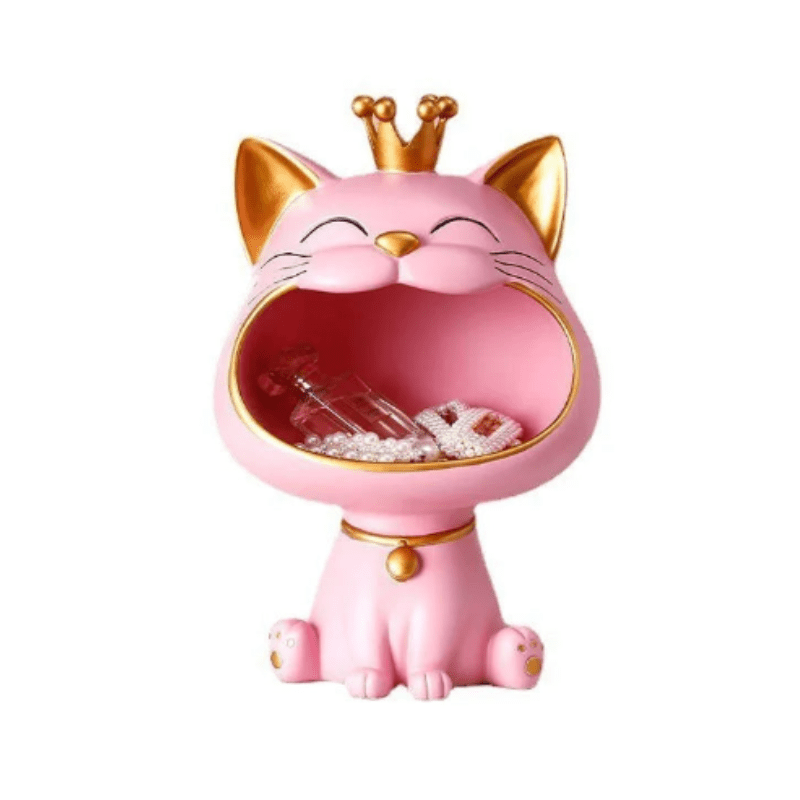 NNEOBA Lucky Cat Resin Porch Key Storage Decoration - Knack'd Up