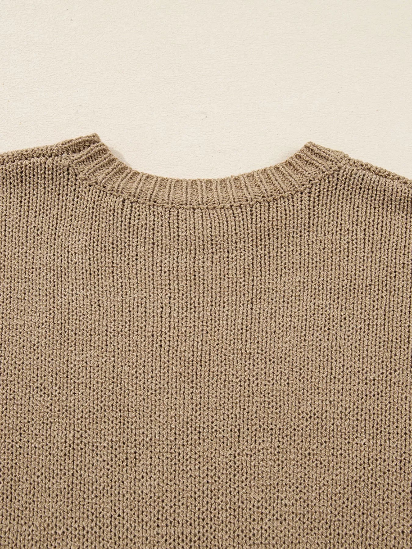 Oversize Drop Shoulder Slouchy Sweater Dress - Knack'd Up