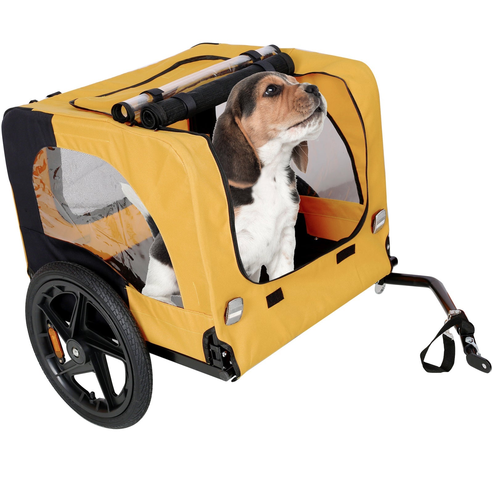 Pet Bike Trailer – Safe & Stylish Dog & Cat Bicycle Carrier for Outdoor Adventures - Knack'd Up