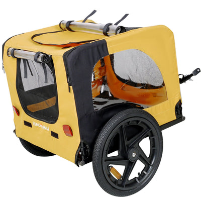 Pet Bike Trailer – Safe & Stylish Dog & Cat Bicycle Carrier for Outdoor Adventures - Knack'd Up