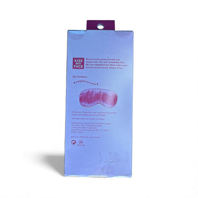 Pink Weighted Eye Mask – Sleep Mask for Stress Relief, Relaxation & Deep Restful Sleep | Travel - Friendly Design - Knack'd Up