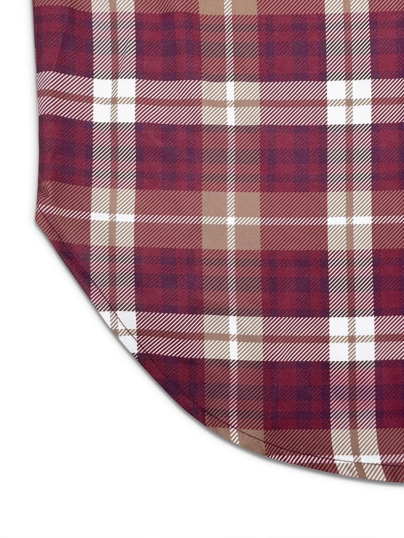 Plus Size Plaid Long Sleeve Mini Shirt Dress - Knack'd Up