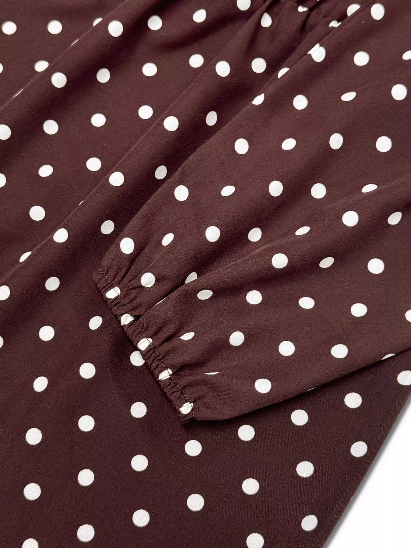 Plus Size Polka Dot Ruffle Hem Mini Dress - Knack'd Up