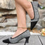 Point Toe Block Heels Pumps - Knack'd Up