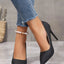 Point Toe Stiletto Pumps - Knack'd Up