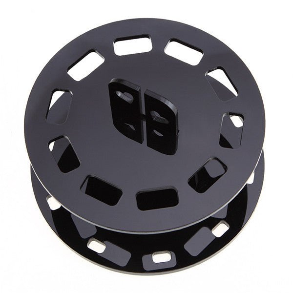 Round 10 - Hole Black Makeup Brush Holder – Sleek, Organized & Essential for Every Vanity - Knack'd Up