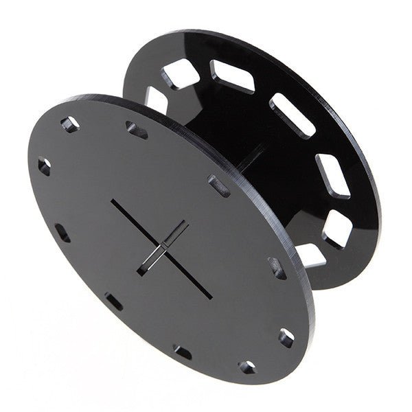 Round 10 - Hole Black Makeup Brush Holder – Sleek, Organized & Essential for Every Vanity - Knack'd Up