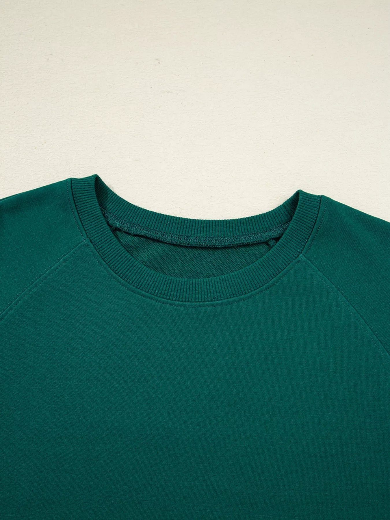 Round Neck Top and Stripe Detail Drawstring Pants Set - Knack'd Up