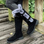 Round Toe Block Heels Boots - Knack'd Up