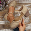 Round Toe Block Heels Pumps - Knack'd Up